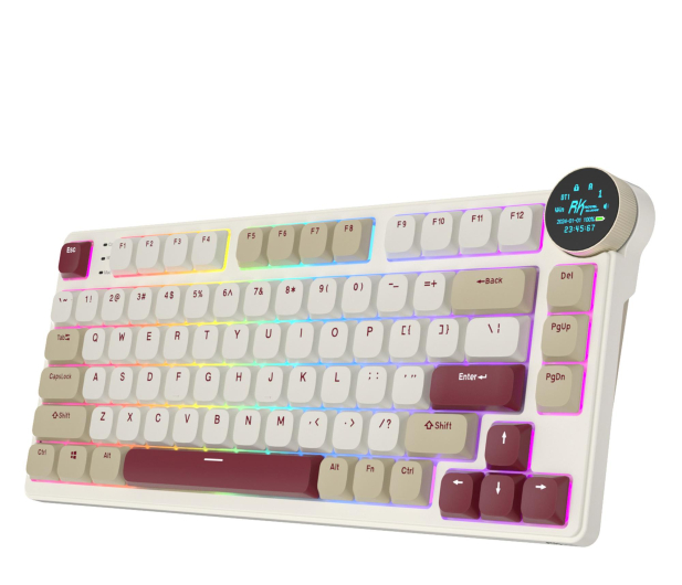 Royal Kludge RK N80 Rosy Clouds Brown switch - 1455784 - zdjęcie 2